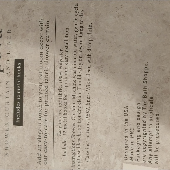 Shower Curtain Set - Picture 7 of 7